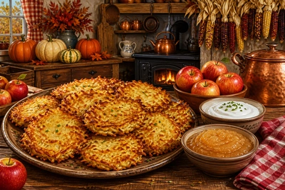 Potato Fritters Applesauce