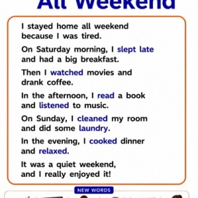 I Stayed Home All Weekend