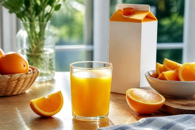 Glass Orange Juice(grok)
