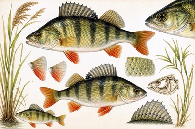 Botanical Perch Plate(grok)