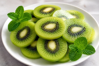 Sliced Kiwi Plate(grok)