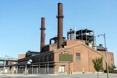 Factory Exterior Brick(grok)