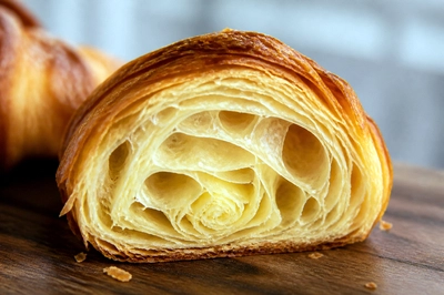 Overcast Croissant Layers