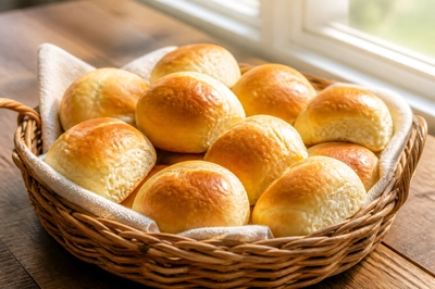 Dinner Rolls Basket(grok)