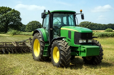 Green Tractor Field(grok)