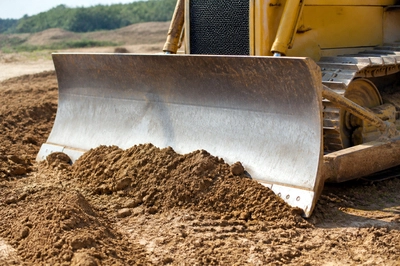 Bulldozer Blade Closeup(grok)