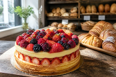 Berry Fruit Torte(grok)