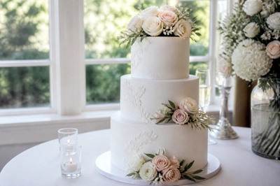Tiered Wedding Cake(grok)