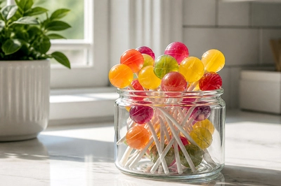 Lollipops in Jar(grok)