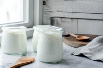 Overcast Yogurt Jars