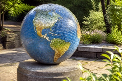 Afternoon Mosaic Globe