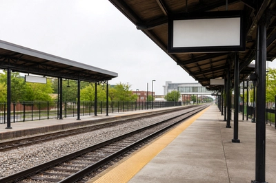 Empty Platform Canopy(grok)