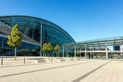 Modern Glass Station(grok)