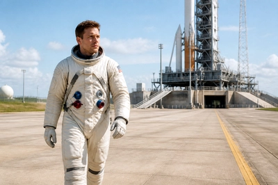 Astronaut Launch Pad(grok)