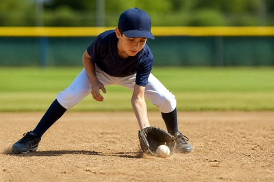 Afternoon Fielding Grounder