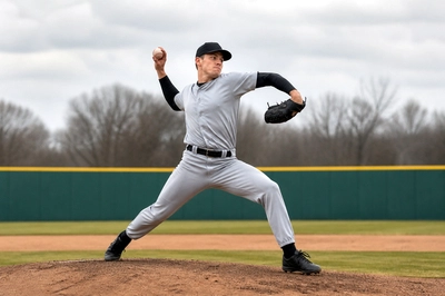 Overcast Pitcher Mound