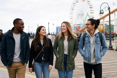 Overcast Boardwalk Springbreak