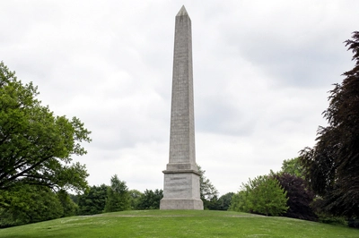 Overcast Park Obelisk
