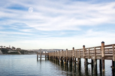 Overcast Pier Daymoon