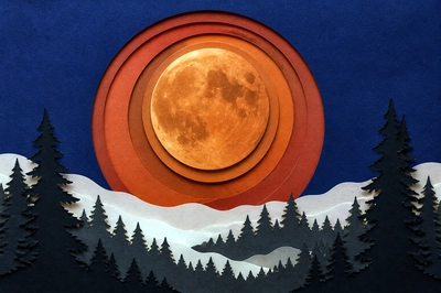 Papercut Moon
