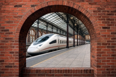 Brick Framed Train