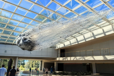 Hanging Atrium Sculpture(grok)