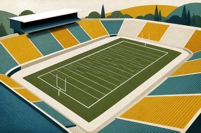 Midcentury Aerial Field