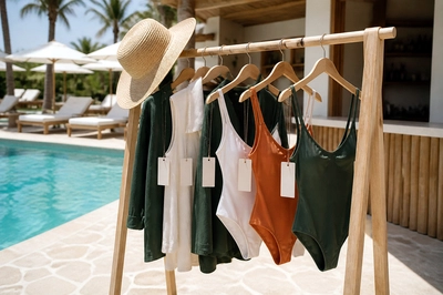 Beachwear on Rack(grok)