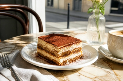 Sunny Tiramisu Slice