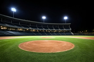 Hdr Night Stadium
