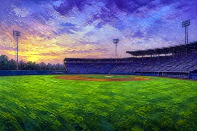 Impressionist Dusk Field