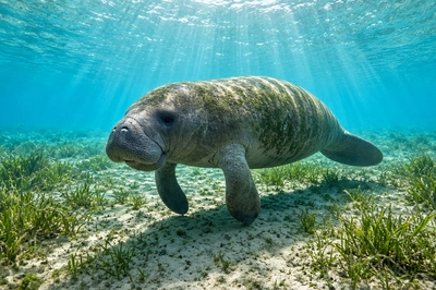Sunny Clear Manatee