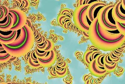 Fractal Disk Strings (sumbitted by Stanley Miller) jigsaw puzzle