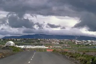 Nubes sobre Reykjavik, Iceland