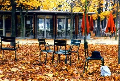 Winter in the park, Paris, France jigsaw puzzle