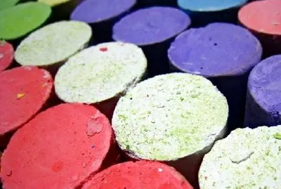 Chalk jigsaw puzzle