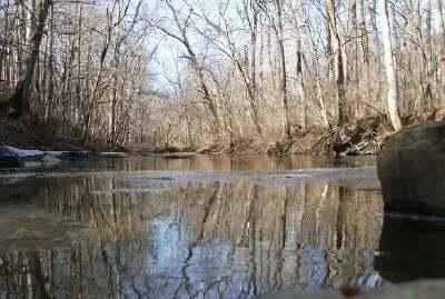 Rivière en hiver, Ohio