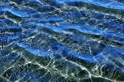 Blaues Wasser