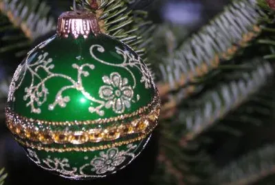 Green Christmas Ornament jigsaw puzzle