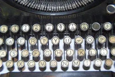 Vieja máquina de escribir