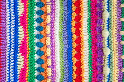 Listras de malha coloridas sem costura patte de fundo
