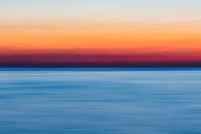 Horizonte sobre o oceano