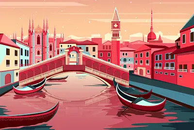 Cityscape of Venice, Italy jigsaw puzzle