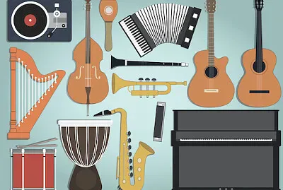 Conjunto de instrumentos musicais