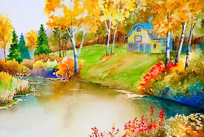 Red and Gold Painting jigsaw puzzle