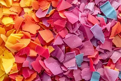 Colorful Soy Wax Flakes