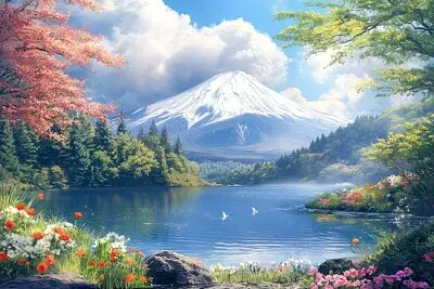 Mount Fuji jigsaw puzzle