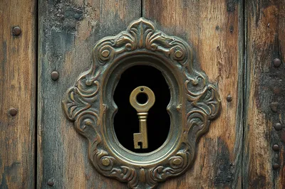 鑰匙孔的特寫