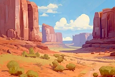 פאזל של monument valley