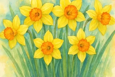 Daffodil jigsaw puzzle